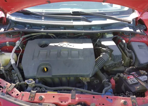 2011 Toyota Corolla S from USA, damaged, VIN 2T1BU4EEXBC618606